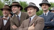 Joel Edgerton seen playing coach Al Ulbrickson in the film (Image via Facebook/@The Boys In The Boat Movie)
